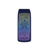 Blue Polyamide Midi Skirt