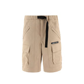 Beige Cotton Bermuda Shorts