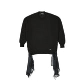 Black Cotton Sweatshirt