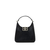 Black Lamb Leather Shoulder Bag