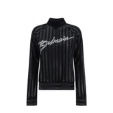Black Elastane Sweatshirt