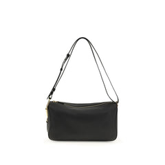 Black Calf Leather Bos Taurus Shoulder Bag