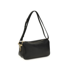 Black Calf Leather Bos Taurus Shoulder Bag