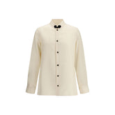 Cream Silk Shirt