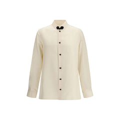 Beige Silk Shirt