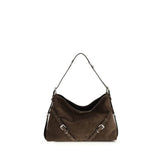 Black Calf Leather Bos Taurus Shoulder Bag