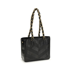 Black Napa Leather / Calf Bos Taurus Shoulder Bag