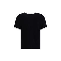 Black Viscose T-Shirt