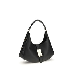 Black Calf Leather Bos Taurus Shoulder Bag