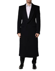 Black Single Breasted Trench Coat Jacket