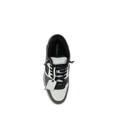Gray Calf Leather Bos Taurus Low Top Sneakers