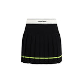 Black Viscose Mini Skirt