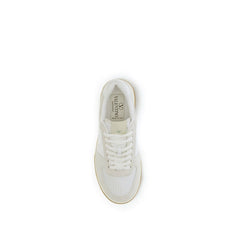 White Calf Leather Bos Taurus Athletic Sneakers