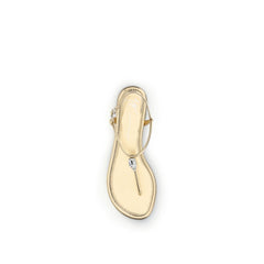 Gold Calf Leather Bos Taurus Sandals