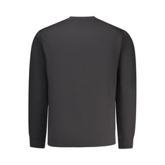 سويت شيرت رجالي من البوليستر الأسود