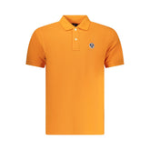 Arancione Cotton Men Polo