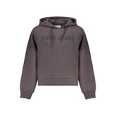 Black Cotton Women Sweatshirt