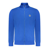 Blue Cotton Men Sweatshirt