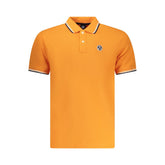 Arancione Cotton Men Polo