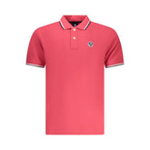 Red Cotton Men Polo