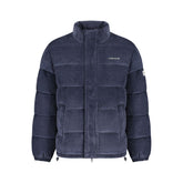 Blue Polyester Men's Jacket