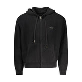 Black Organic Cotton Men's Cardigan