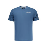 Blue Cotton Men T-Shirt