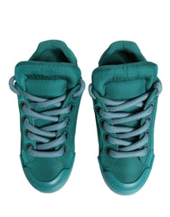 Teal Portofino Men Low Top Sneakers Shoes