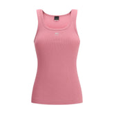 Multicolor Cotton Sleeveles T-Shirt