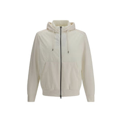 White Polyamide Shell Jacket