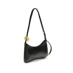 Black Calf Leather Bos Taurus Shoulder Bag