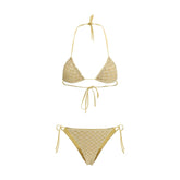 Gold Viscose Bikini