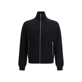 Black Fleece Wool Shell Jacket