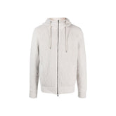 Gray Wool Bomber