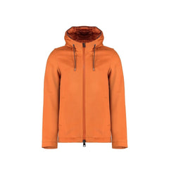 Orange Cashmere Full-Length Jacket