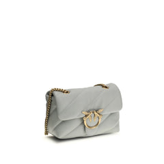 Gray Calf Leather Bos Taurus Shoulder Bag