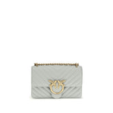 حقيبة كتف من جلد العجل الرمادي Bos Taurus