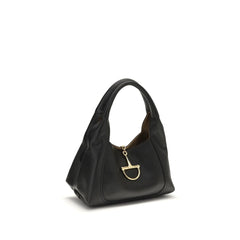 Black Calf Leather Bos Taurus Shoulder Bag