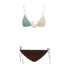 بيكيني متعدد الألوان من البولي أميد