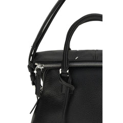 Black Calf Leather Bos Taurus Handbag