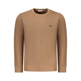 Marrone Cotton Men Sweatshirt