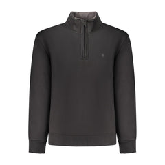 سويت شيرت قطن أسود للرجال