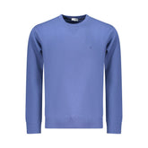 Blue Cotton Men Sweatshirt