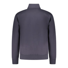 بلوزة قطنية زرقاء للرجال