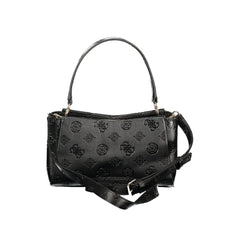 Black Polyurethane Women's Handbag