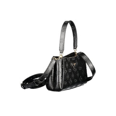 Black Polyurethane Women's Handbag