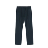 Gray Elastane Casual Pants