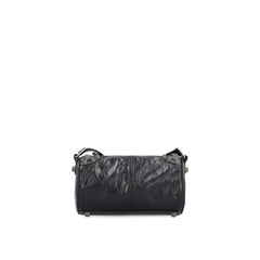 Black Lamb Leather Shoulder Bag