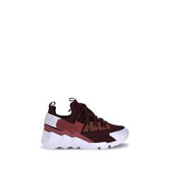 Bordeaux Neoprene Athletic Sneakers