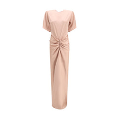 فستان طويل متعدد الألوان من البوليستر